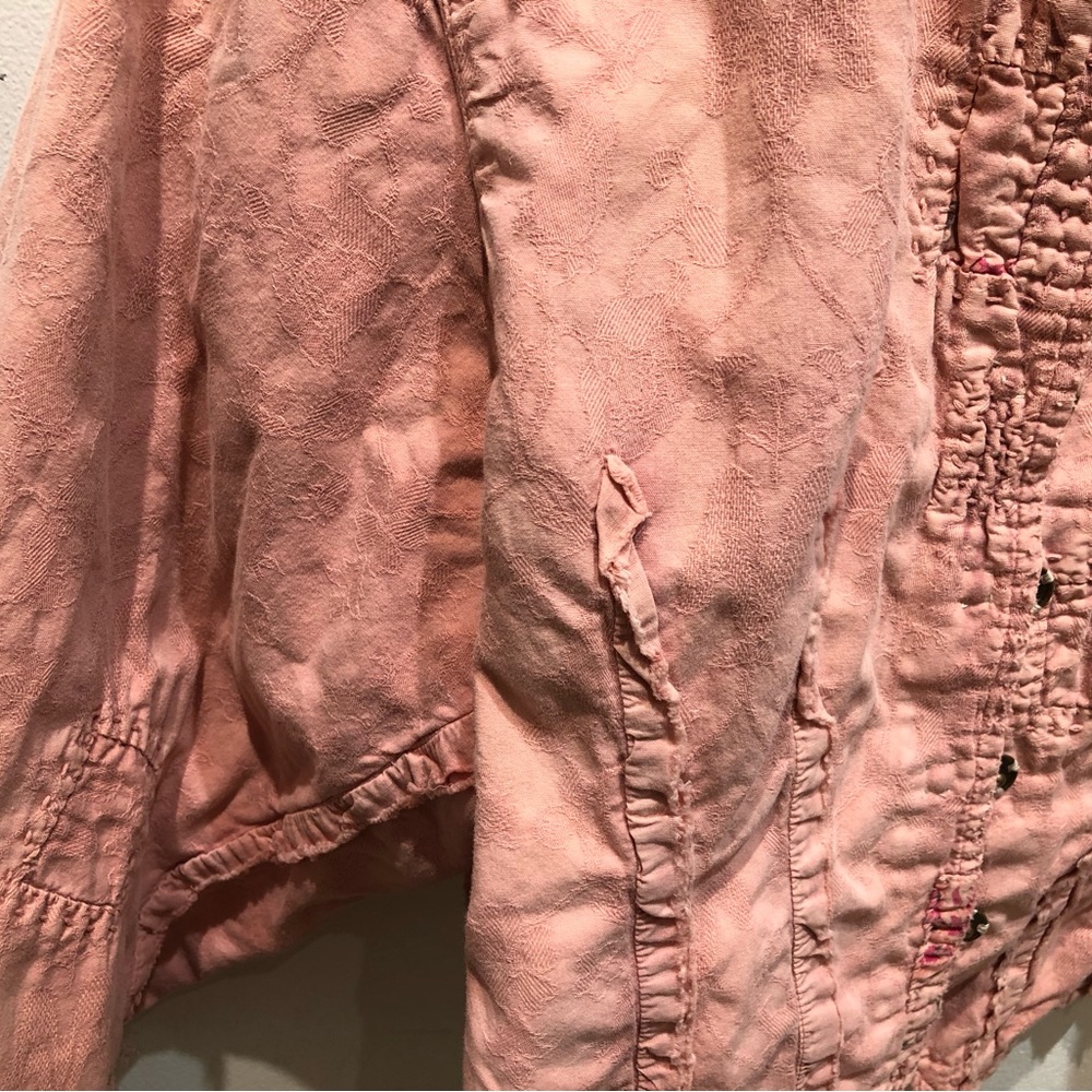 NWT MAGNOLIA PEARL Floral Soleil En Rose Pink Sirsi Jacket sold out - Picture 8 of 14